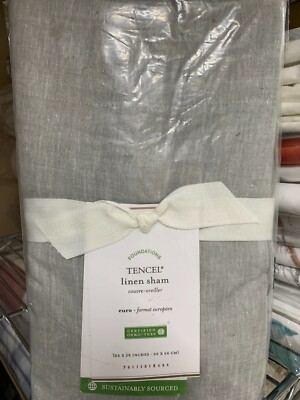 Tencel Linen Sham-Euro - color SMK