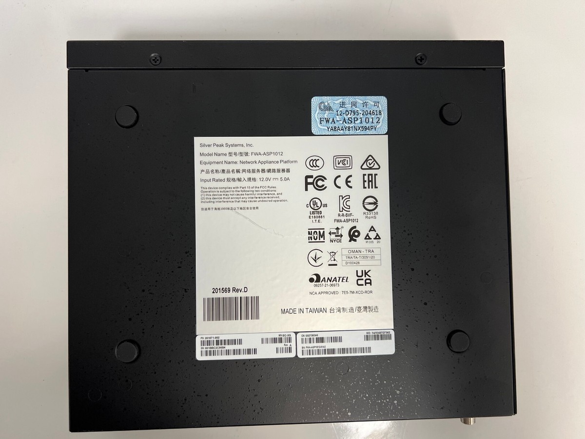 Aruba EdgeConnect EC-XS 201571-002 SD-WAN Gateway | eBay