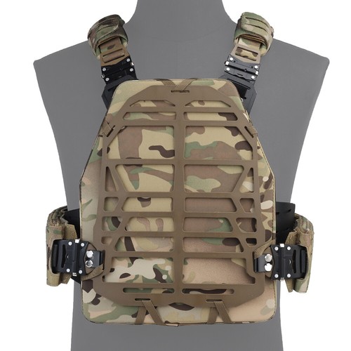 PFM Tactical Vest Plate Frame Lightweight Military Quick Release Hollow MOLLEVes - 第 1/22 張圖片