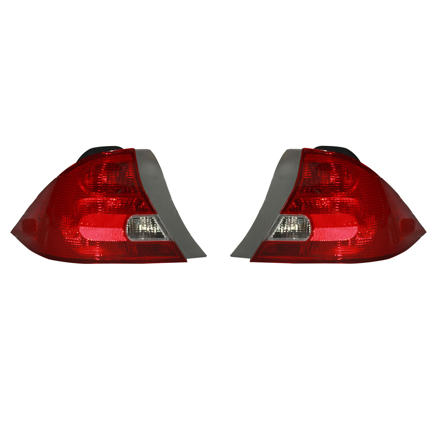 PAIR OF TAIL LIGHTS FITS HONDA CIVIC COUPE 2001-2003 HO2801134 33551-S5P-A01