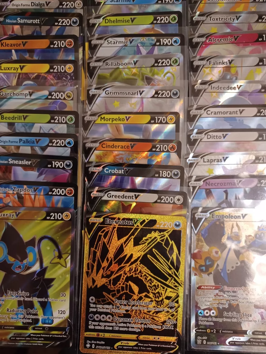 Pokémon Gold Pack 25 Official TCG Cards Including GX, EX, VMAX, VSTAR, V, &  HOLOS, – TCG Best Value Collectibles