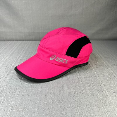 Asics Womens Pink Lightweight Performance Running Jogging Exercise Hat Cap