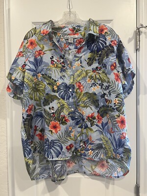 Tommy Bahama Disney Jungle Jubilee Women's Shirt Size Large