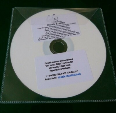 Chuckie & Lmfao - Let the Bass Kick in miami Bitch Rare PROMO 7 Mix CD 