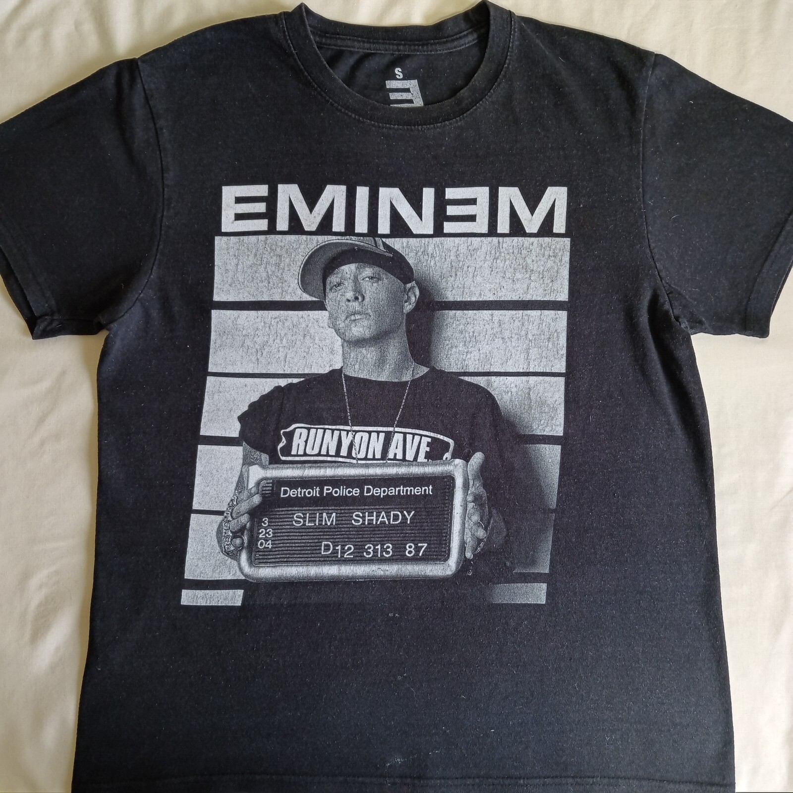 Eminem Mugshot From Detroit Police Dept Slim Shady T Shirt 2013