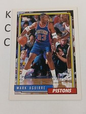 1992 Topps NBA #86 Mark Aguirre Detroit Pistons