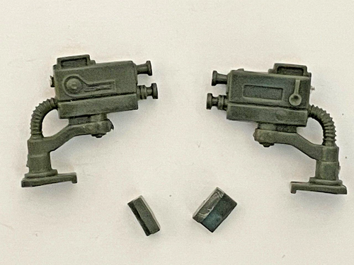 1983 Gi Joe ARAH Headquarters Surveillance Cameras Damaged