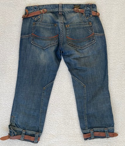 Jackeroo Aussie Apparel Women’s Cropped Jeans Denim Blue Model 1516- Size 32 - Picture 2 of 12