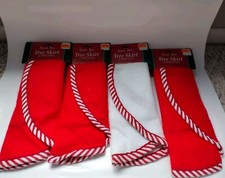 Santa's Best Tree Skirt or table cover lot of 4 - 18" Diameter made in USA