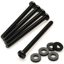 CRJ 43mm 6-32 UNC Computer Fan Screws - 20 Pack - for Longer PC Radiator Fans