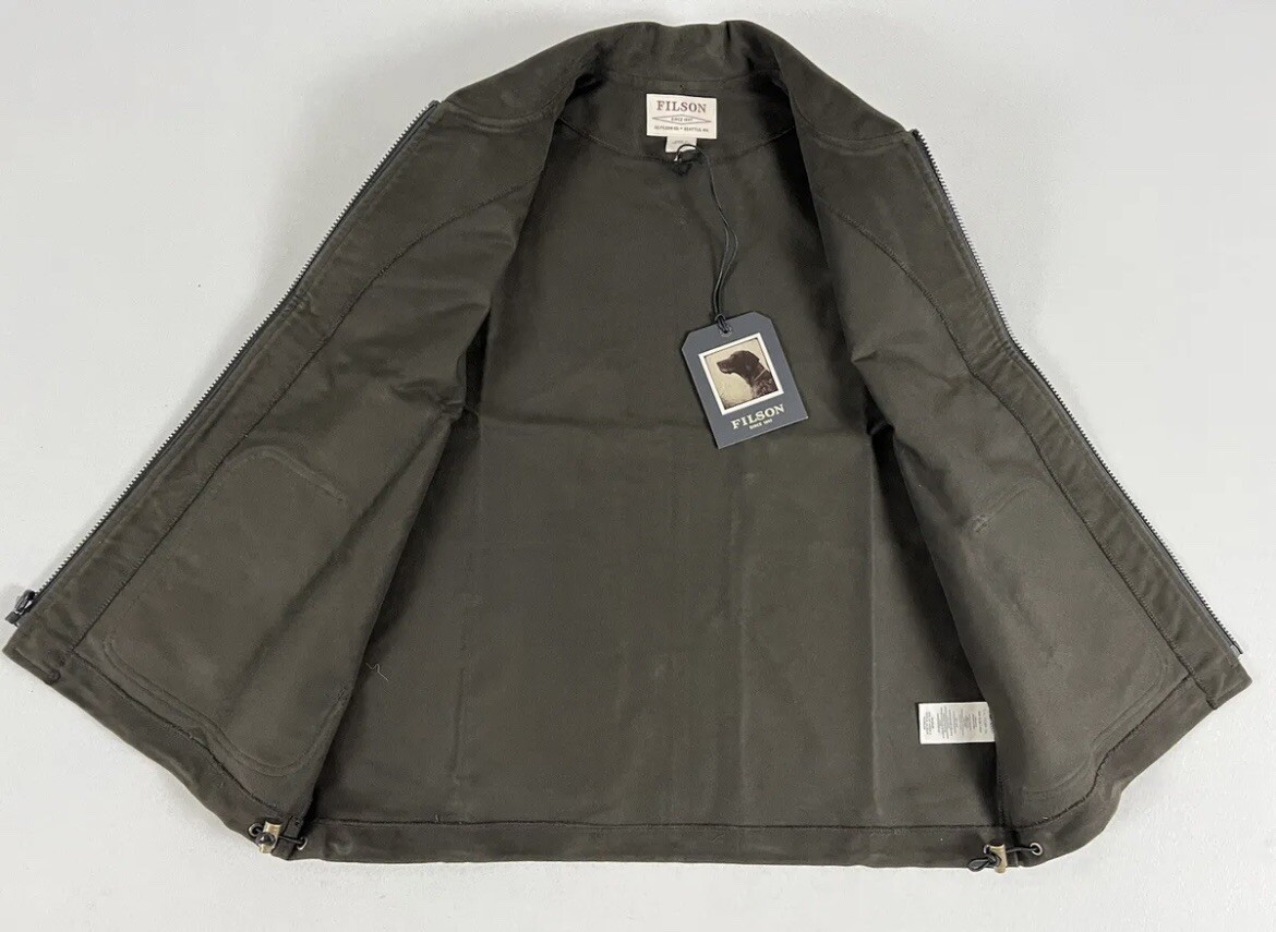 FILSON MOLESKIN VEST LINER BROWN M BRAND NEW eBay