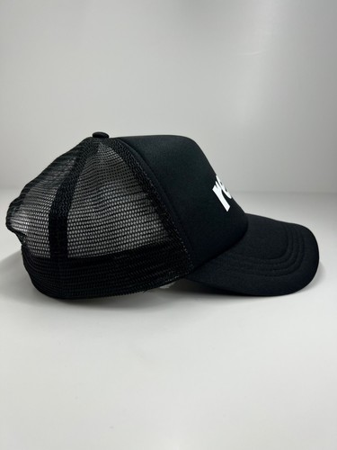Rebel Sports trucker cap hat adjustable one size fits most black mesh unisex - Picture 4 of 5