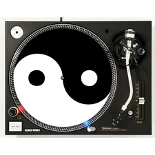 Ying And Yang #2 Chinese DJing Slipmat Turntable 12" Record Player DJ Audiophile