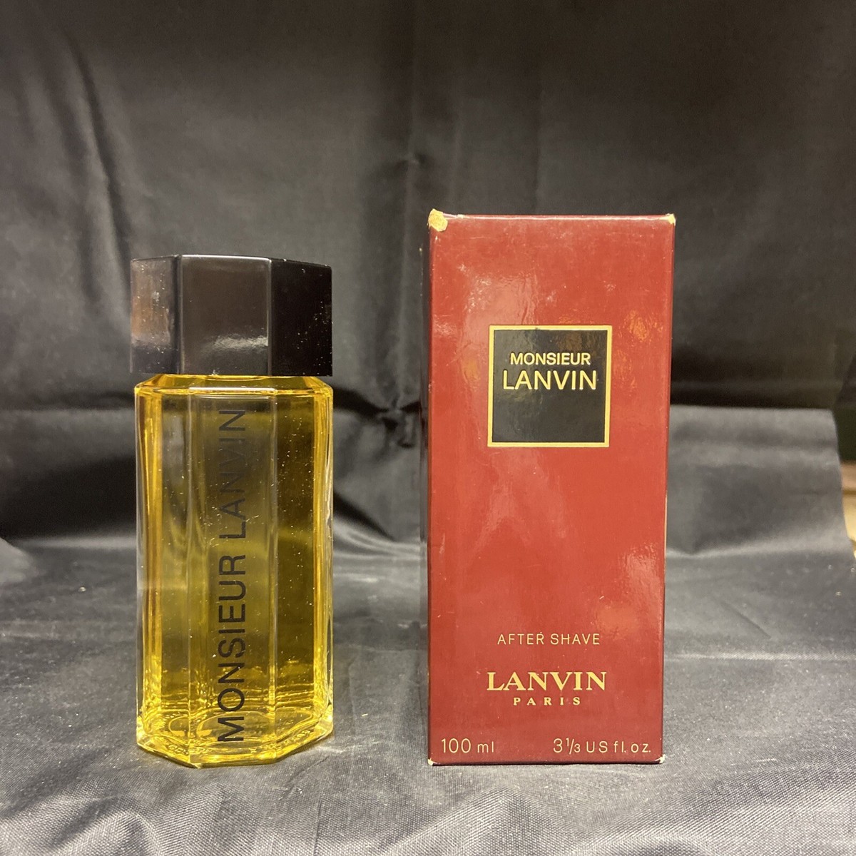 Monsieur Lanvin After Shave Splash by Lanvin Paris 3 1/3 fl oz NIB