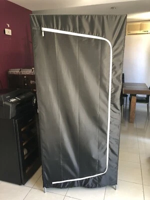 Ikea Breim Black Fabric Wardrobe 2 For Sale Wardrobes Gumtree
