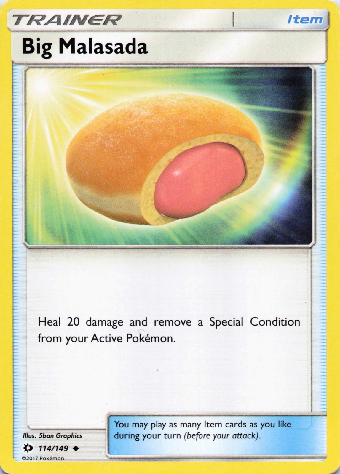 Big Malasada (27) Uncommon Normal SM Trainer Kit: Alolan Sandslash & Alolan Nine