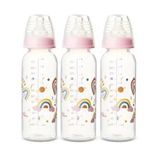 Parent’s Choice Baby Bottles 9 oz 3 Pack Standard Neck Newborn 0+ Months