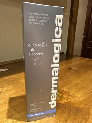 #ad Dermalogica Oil to Foam Total Cleanser 8.4oz 250ml NEW IN BOX $36.00