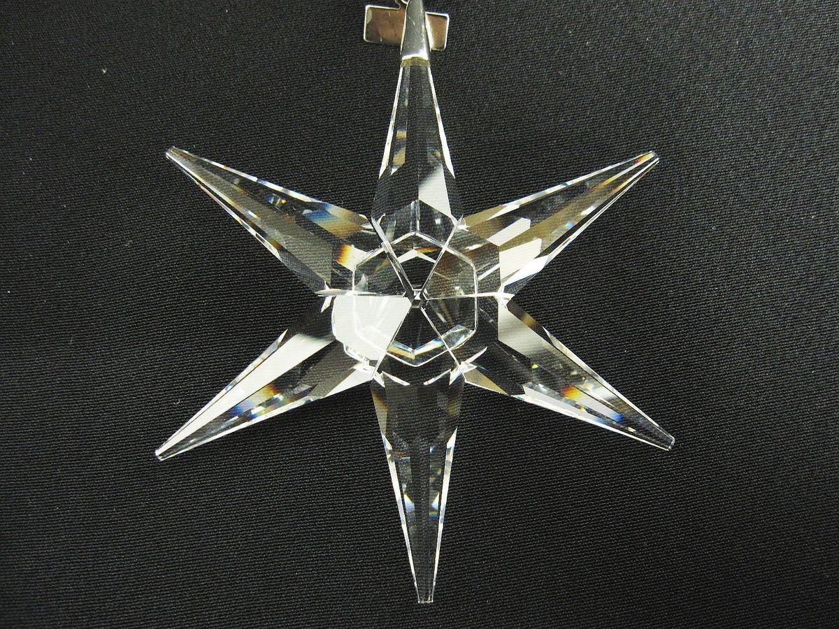 Swarovski Annual Crystal Christmas Ornament Star Snowflake 1993