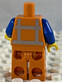 Lego Movie Emmet (tlm018) Minifigure w/ Piece of Resistance Collar, Smirk Face