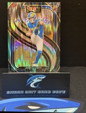 2024 Panini Select Joshua Karty #164 Premier Black and Green Prizm Shock RC Rams