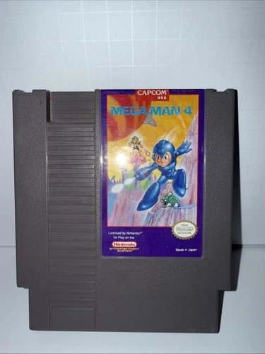 Mega Man 4 Nintendo NES Cartridge Authentic 