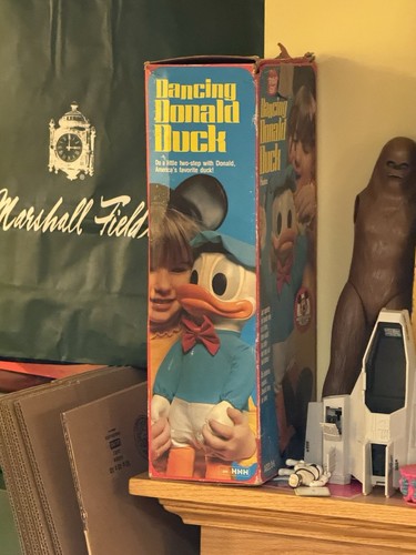 Vintage 1970 Dancing Donald Duck Romper Room / Mickey Mouse Club Figure W/ Box - Picture 7 of 7