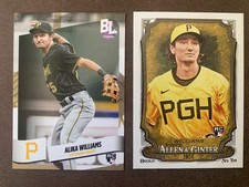 2024 Topps Allen & Ginter Alika Williams Rookie Card #85 + BL Rookie. rookie card picture