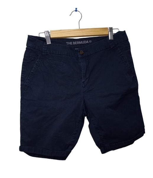 Women Yessica Shorts Navy Cotton 40 / L / 48