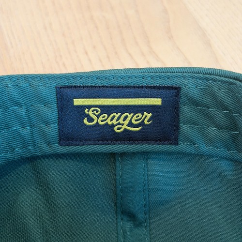 Seager Los Rios Canvas Hat Cap Green Cowboy Twill Outdoor Snap Back Rodeo NWOT - Picture 9 of 9