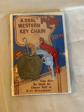 Roy Rogers Trigger Real Western Keychain Super Rare Vintage Ornament Zipper