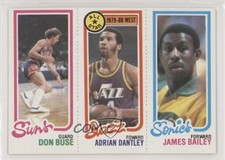 1980-81 Topps Don Buse Adrian Dantley James Bailey #227-6-190 HOF l0x