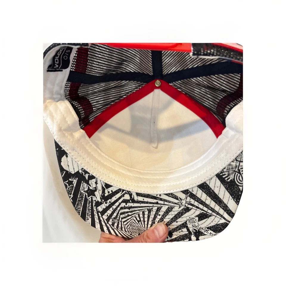 VOLCOM OLYMPIC TEAM TRUCKER SNOWBOARD HAT USST $36 snap back - Image 3 of 4