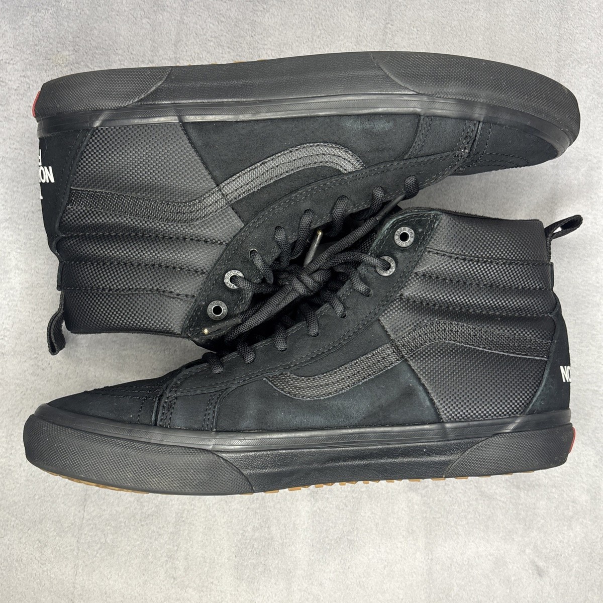 希少　VANS THE NORTH FACE sk8-hi ハイカットスニーカー Vans X The North Face SK8-Hi 46 Black Red Suede High Top