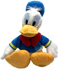 Disney Store Authentic Donald Duck 17" Plush Soft Eyes Big Feet Blue Sailor Suit