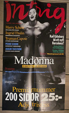 Madonna - Very rare large poster - Sweden 1992 PROMO 32 x 54 cm
