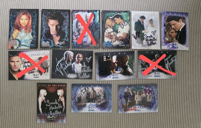 Buffy verschiedene Autographs Gellar, Boreanaz, Marsters ect. (select/wähle)