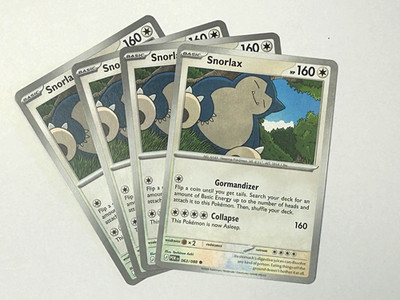 Snorlax 063/088 x4 Playset 4x Pokemon TCG ME03 Perfect Order POR - 4 Card Set