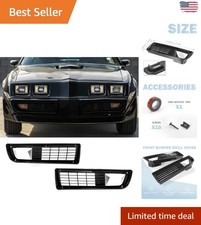 Black Front Grille Cover For Pontiac Firebird Trans Am 1979-1981 Models Black Front Grille Cover For Pontiac Firebird Trans Am 1979-1981 Models