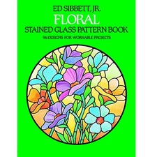Floral Stained Glass Pattern Book