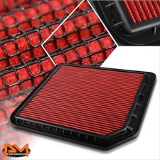 For 11-13 Infiniti QX56/14-16 QX80 Reusable Multilayer Hi-Flow Air Filter Red