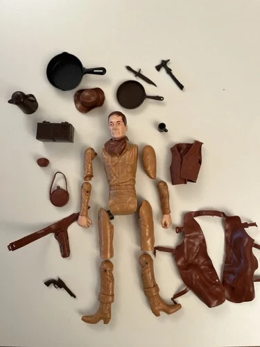 Louis Marx Johnny West Action Figure and Accessories