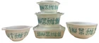 Pyrex Amish Butterprint Turquoise Set Bowls + Dishes w/ Lids 403 441 472 474 503