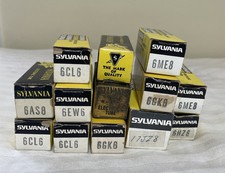 Lot of 13 Sylvania Assorted Radio TV Amplifier Vacuum Tubes - NOS
