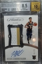 2019-20 Panini Flawless Nickeil Alexander-Walker RPA Patch Auto /25 BGS 8.5 Auto