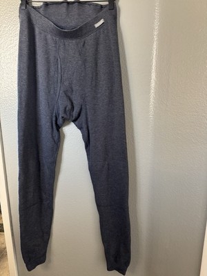 Schiesser Men's Long Johns Acrylic Blend Gray Size L 4500-01098MP
