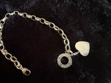 Thomas Sabo Charm Club Bracelet With A Heart Charm Sterling Silver
