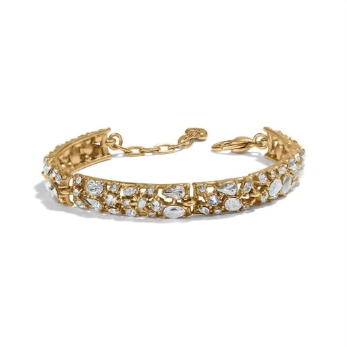 Brighton women's one love golden link bracelet size One Size