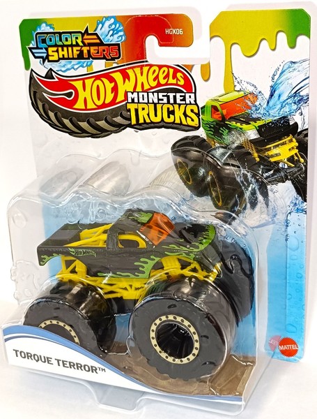 Torque Terror Color Shifters Monster Trucks 1:64 Hot Wheels Auto Diecast Mattel-image