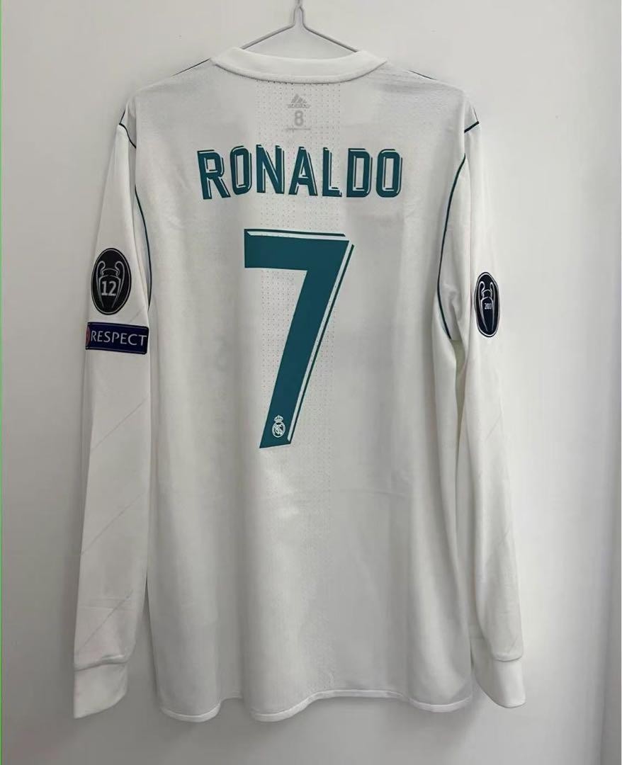 MINT Ronaldo #7 Real Madrid 2017-18 Home Jersey Authentic